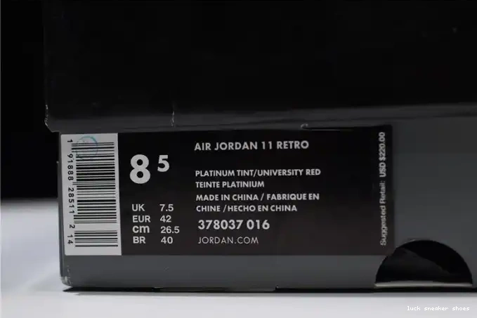 Cheap LUCY Air 11 Retro Jordan 378037-016 Tint Platinum 0607